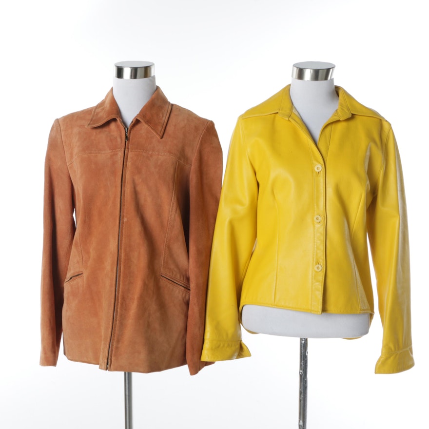 Women's Pendleton and Nicola Berti Leather Jackets