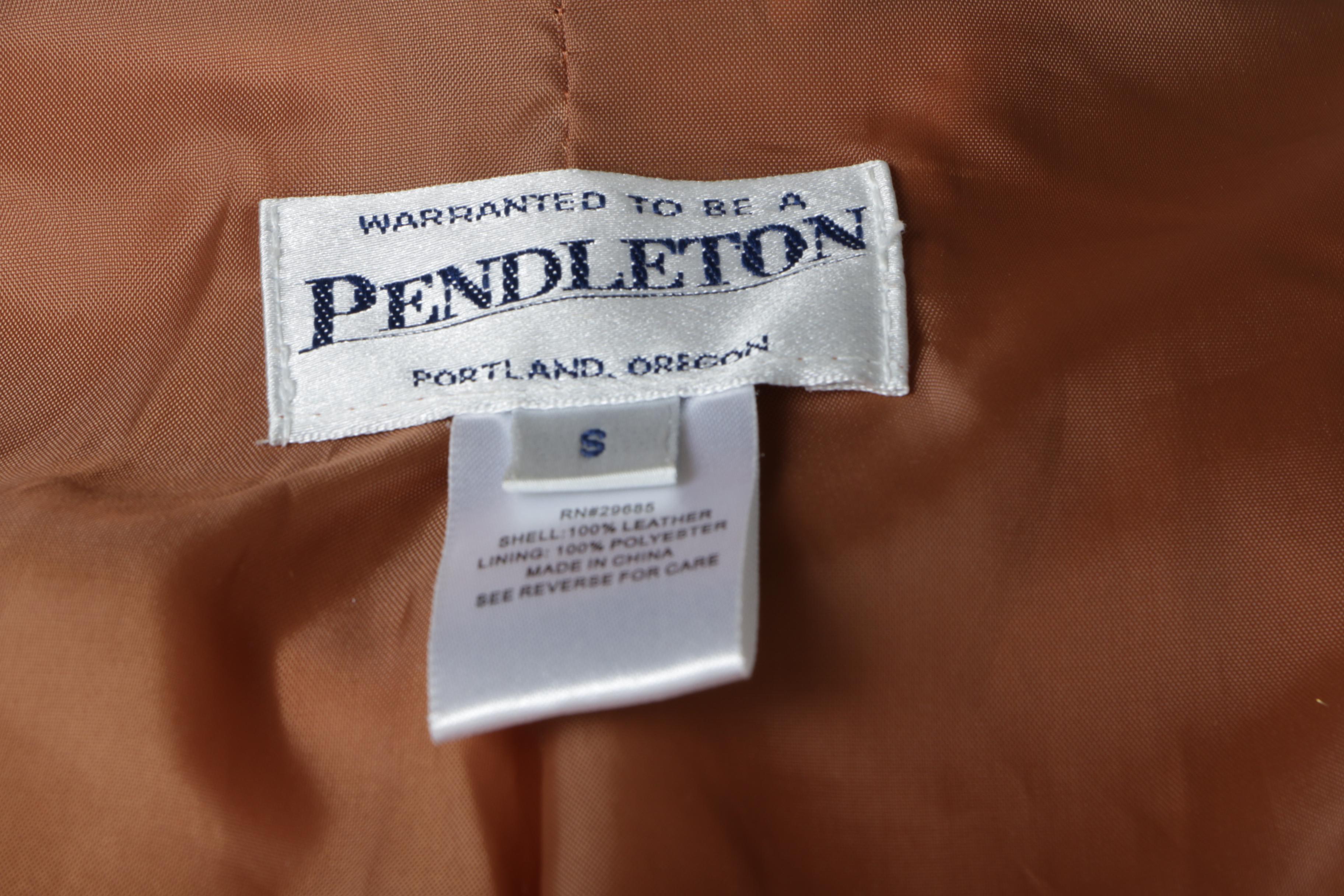 Women's Pendleton and Nicola Berti Leather Jackets