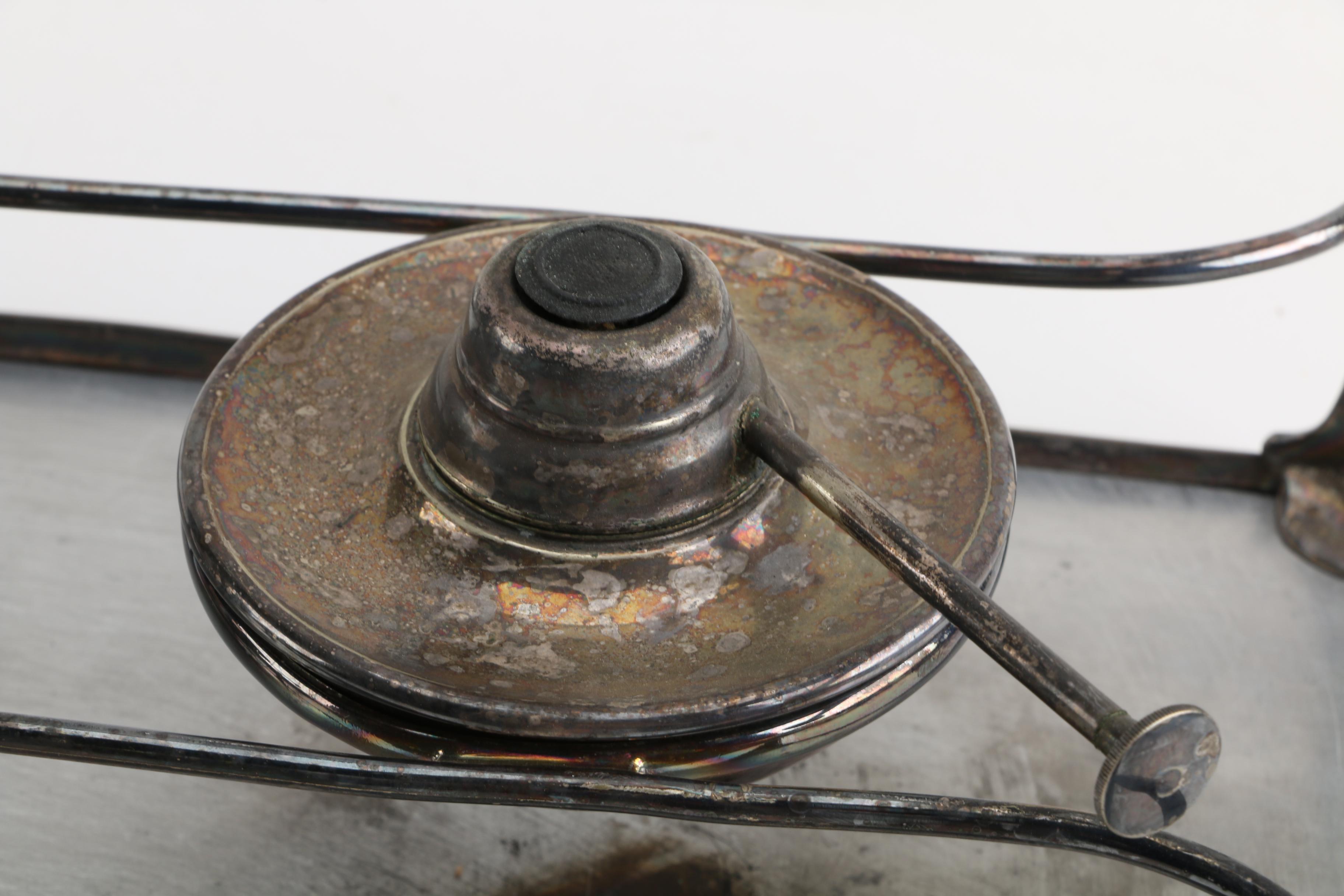 Hukin & Heath Chafing Dish Stand and Other Silver Plate Serveware