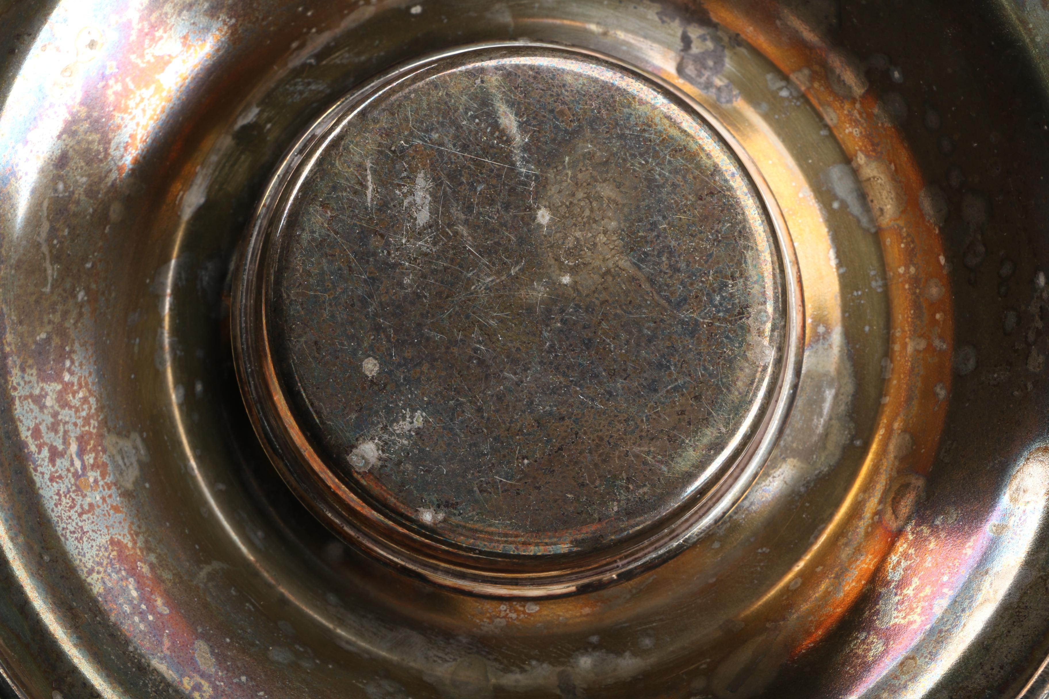 Hukin & Heath Chafing Dish Stand and Other Silver Plate Serveware