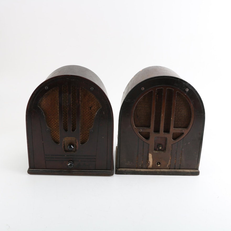 1934 and 1935 Philco Model 84 Cathedral Style Radios