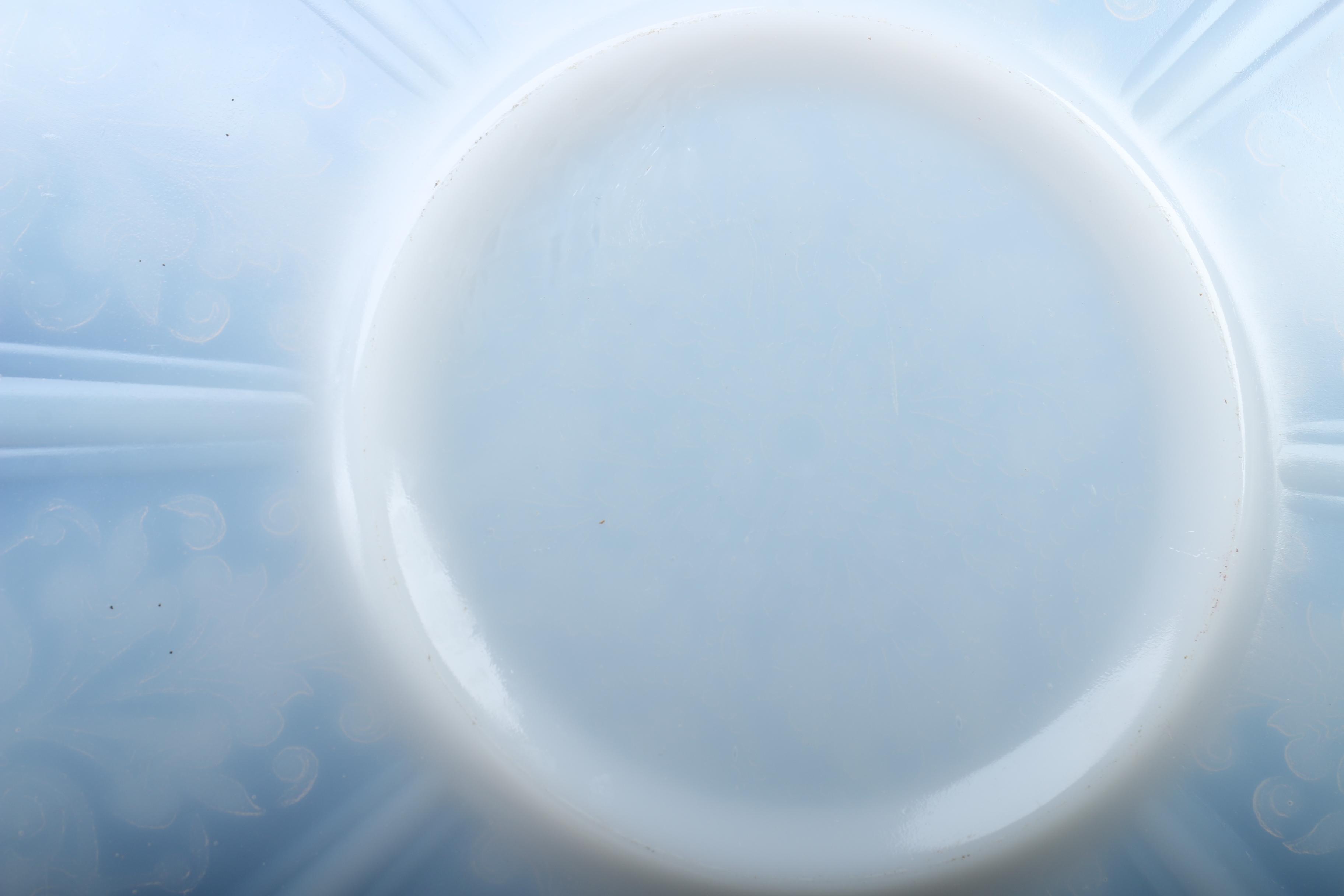 Macbeth-Evans "American Sweetheart Monax White" Opalescent Glass Tableware