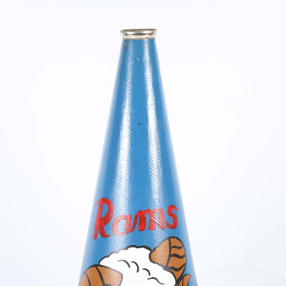 Vintage UNC Rams Megaphone
