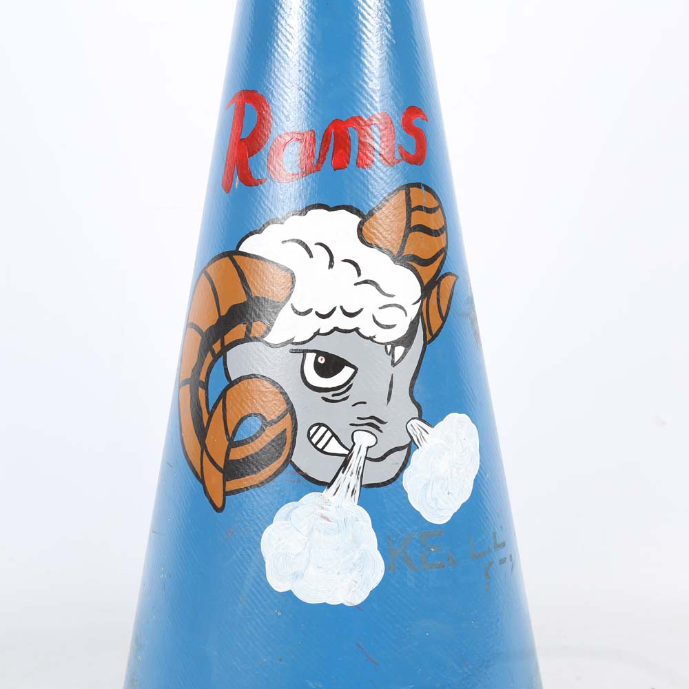 Vintage UNC Rams Megaphone