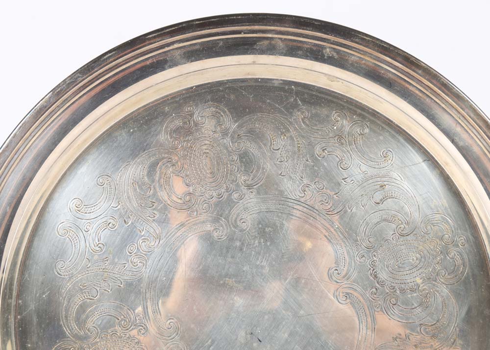 Collection of Silver Plate Trays including Oneida