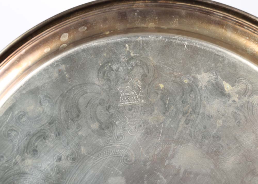 Collection of Silver Plate Trays including Oneida