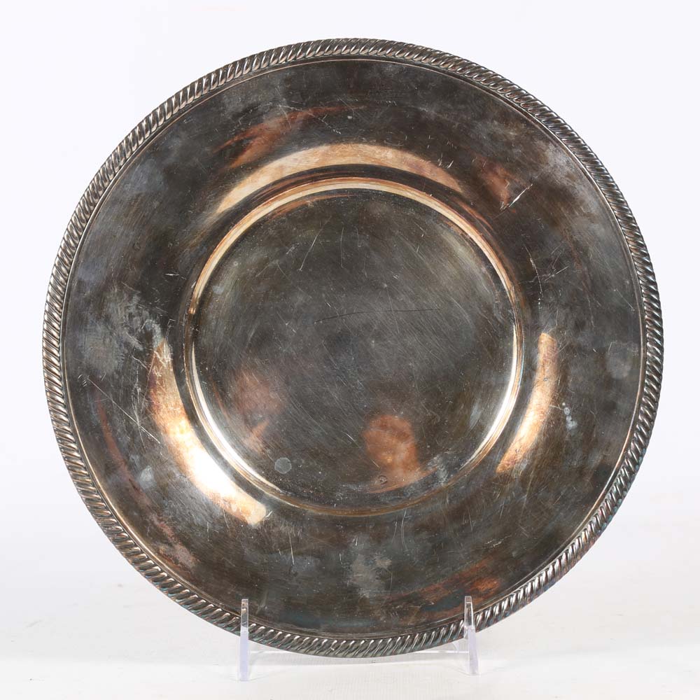 Collection of Silver Plate Trays including Oneida