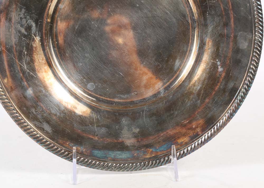 Collection of Silver Plate Trays including Oneida