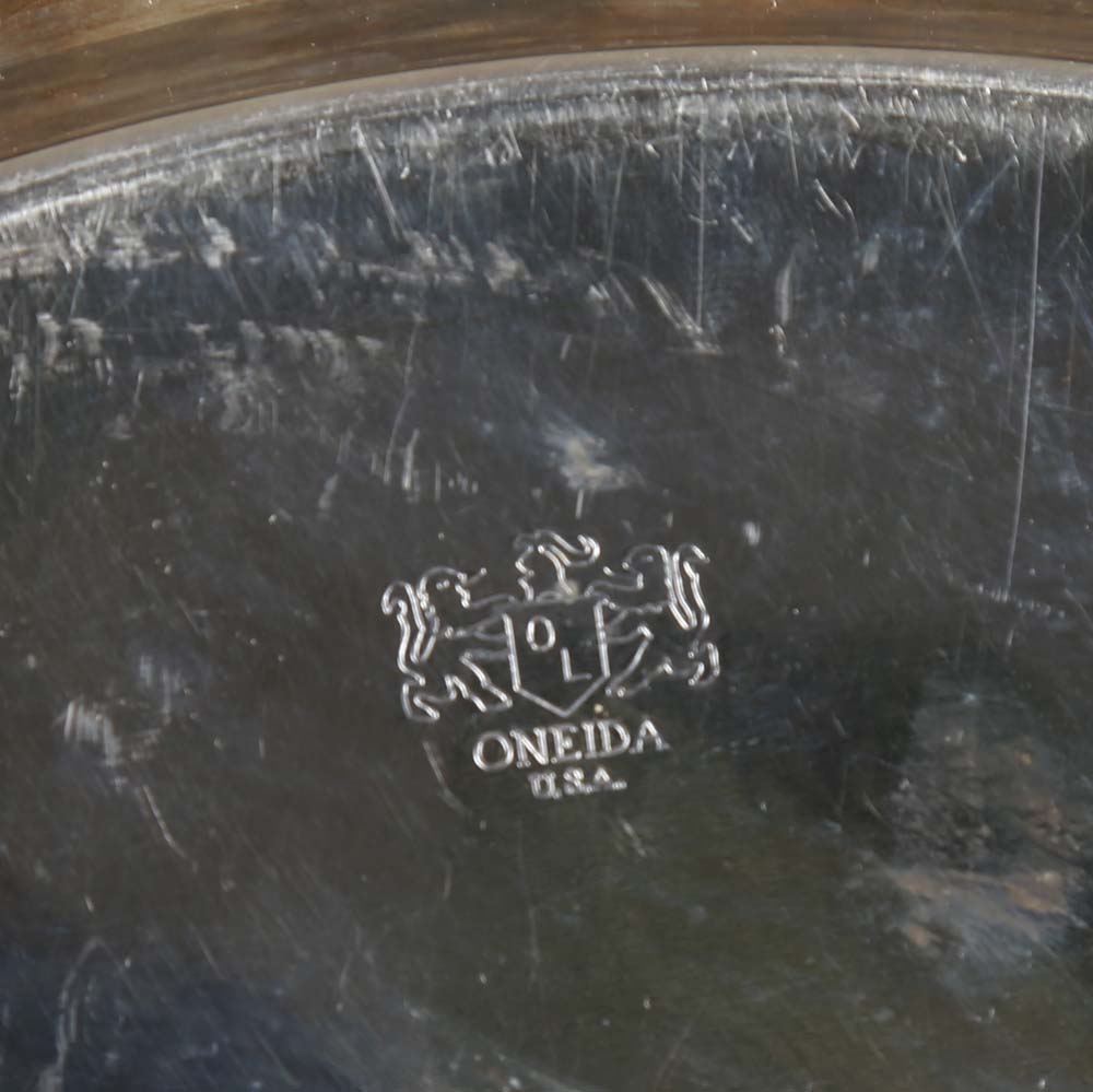 Collection of Silver Plate Trays including Oneida