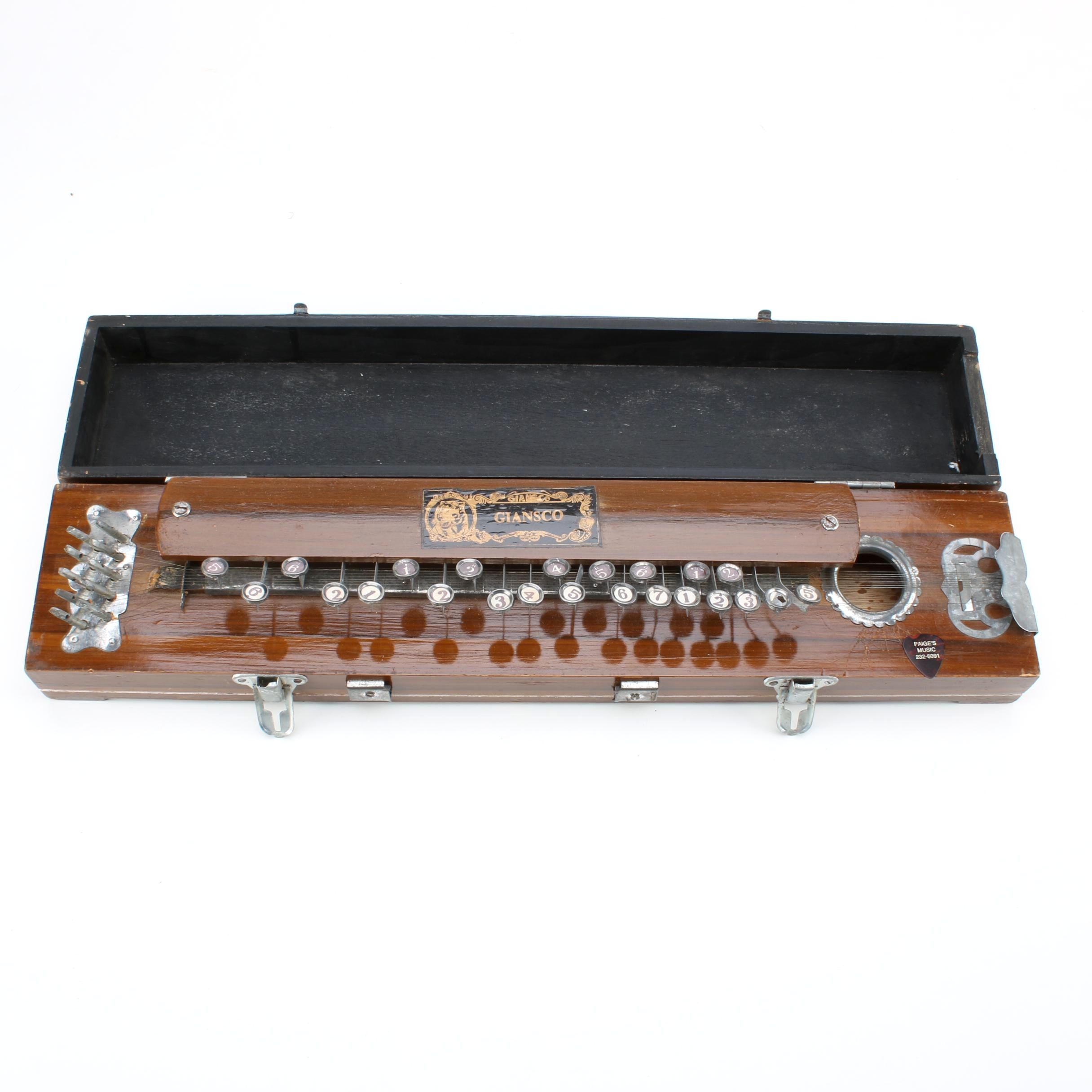 Vintage Giansco Bulbul Tarang Zither