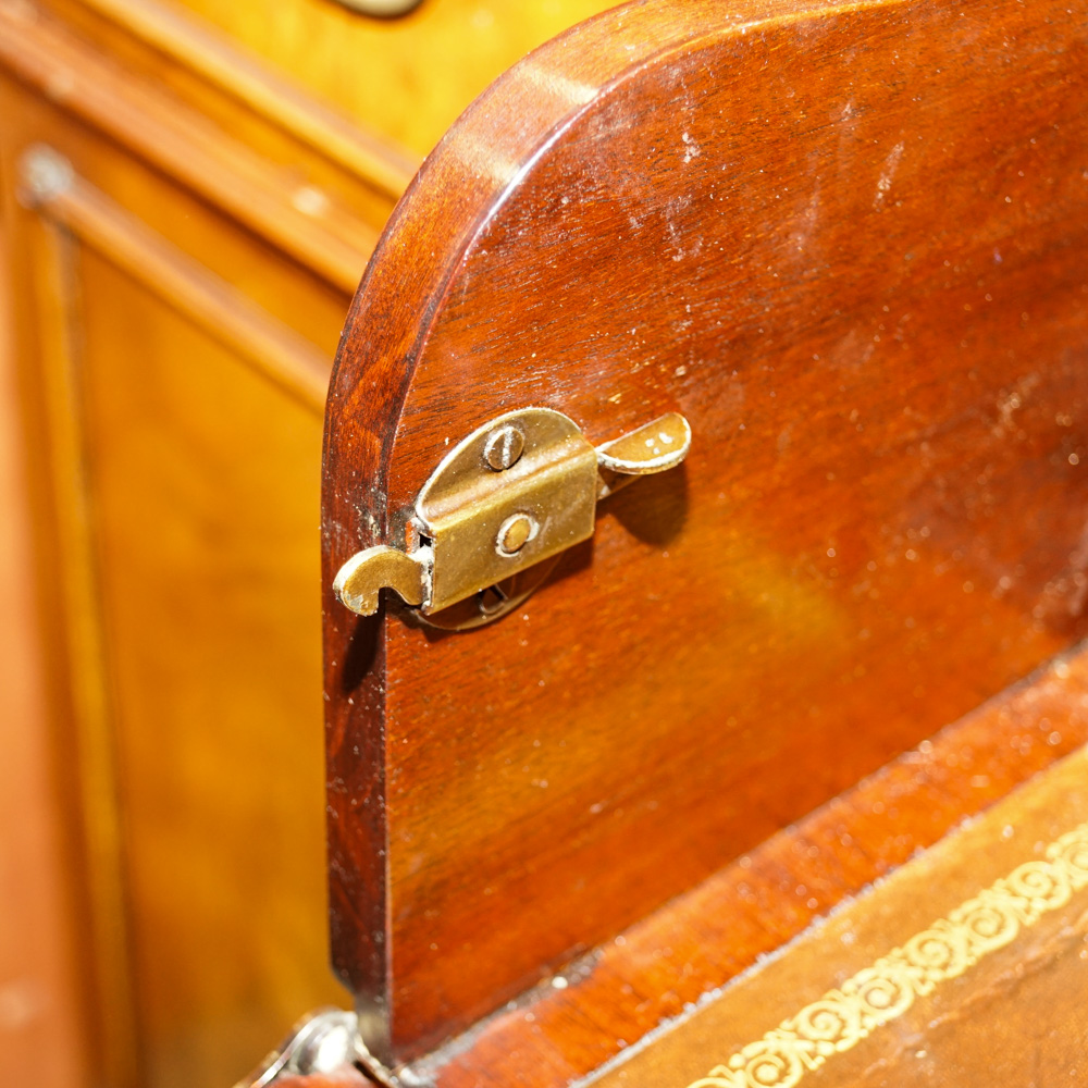Vintage Hepplewhite Style Mahogany Breakfront with Secretary Desk