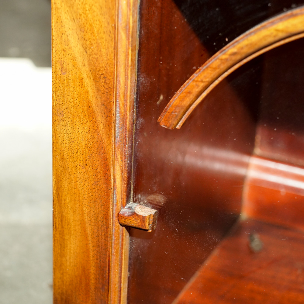 Vintage Hepplewhite Style Mahogany Breakfront with Secretary Desk