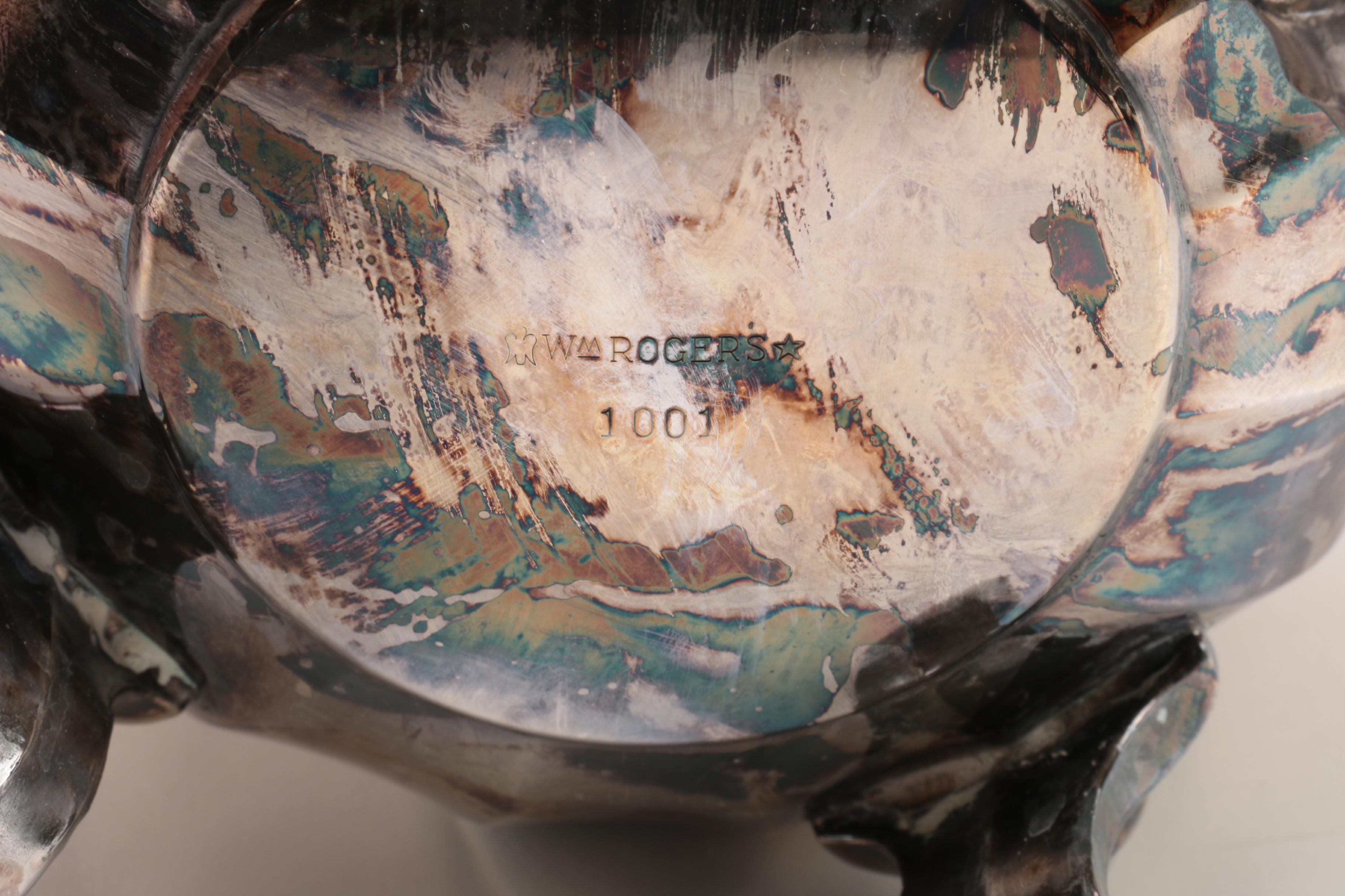 Wm Rogers Silver Plate Tea and Coffee Service Set