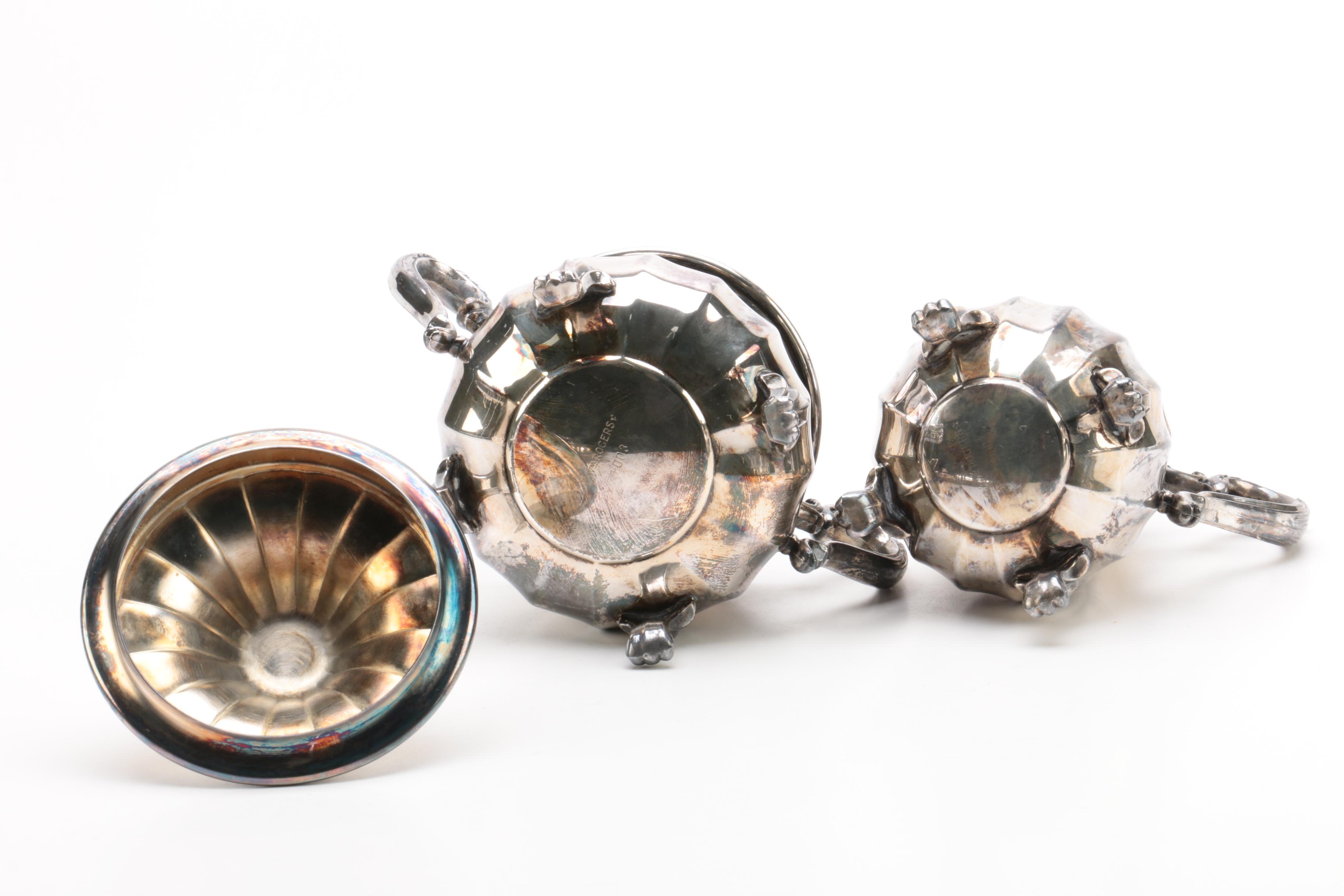 Wm Rogers Silver Plate Tea and Coffee Service Set