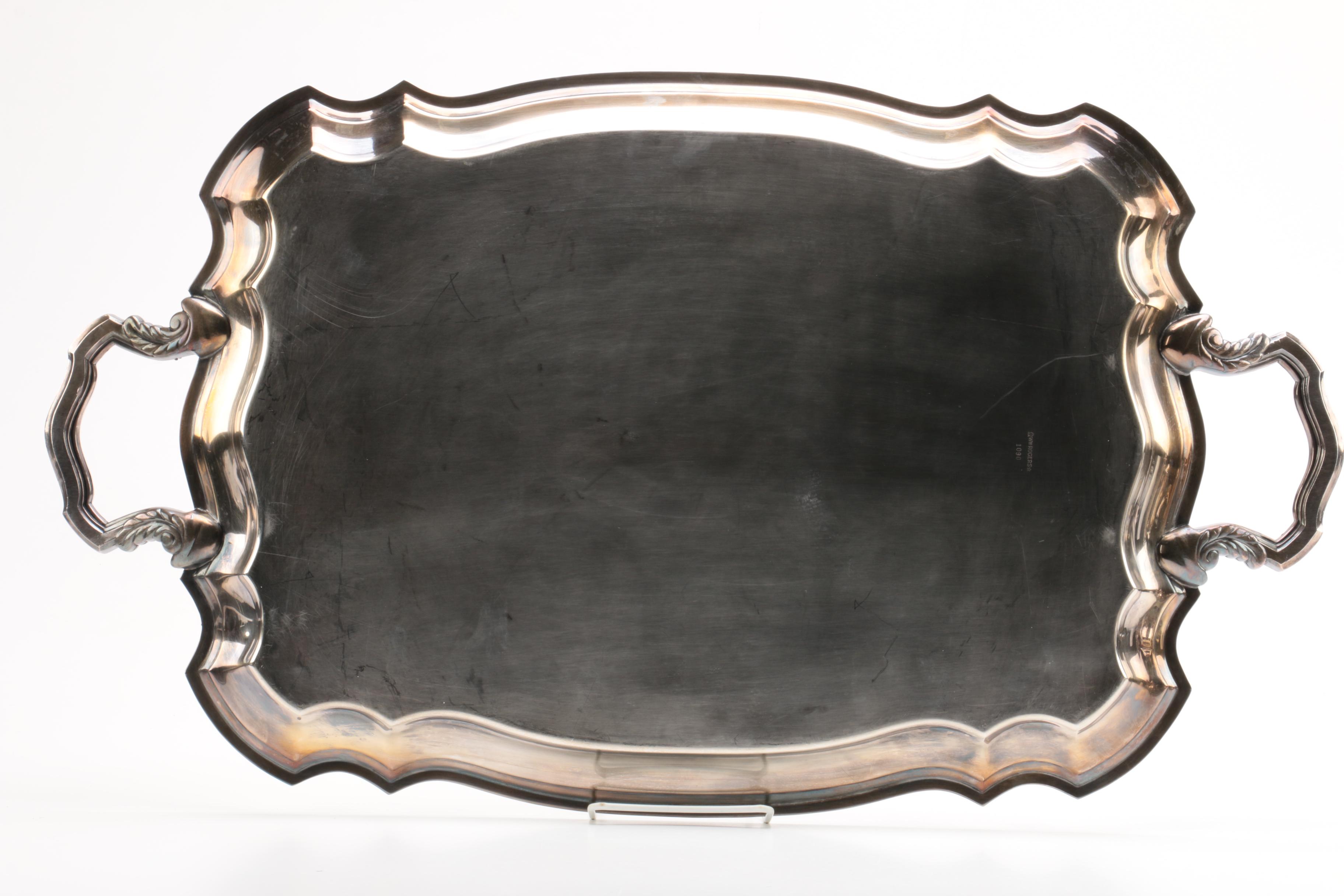 Wm Rogers Silver Plate Tea and Coffee Service Set