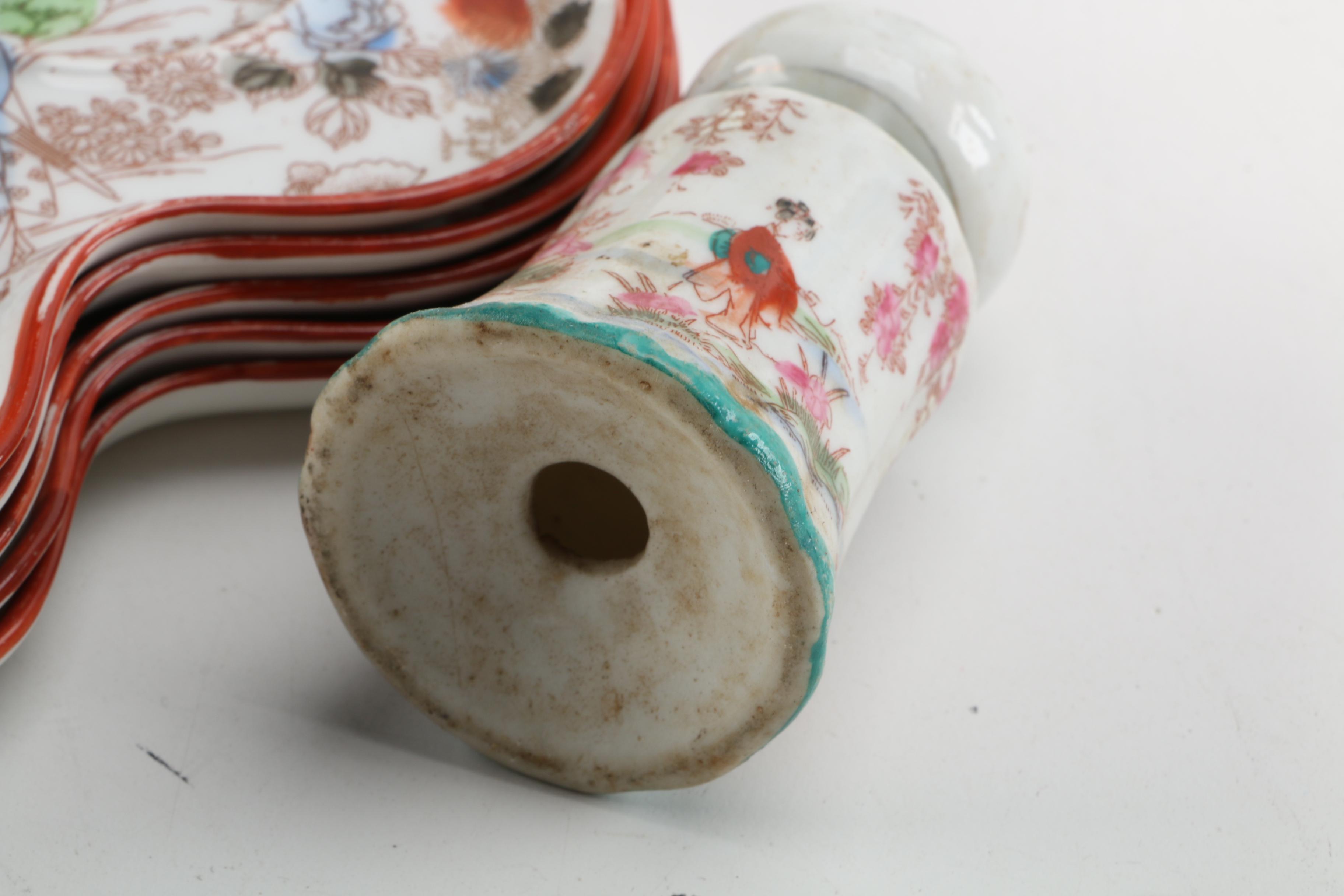 Vintage Japanese "Geisha Girl" Tableware