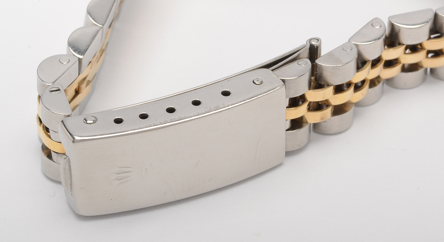 Rolex Datejust 18K Gold and Steel Factory Diamond Automatic Watch