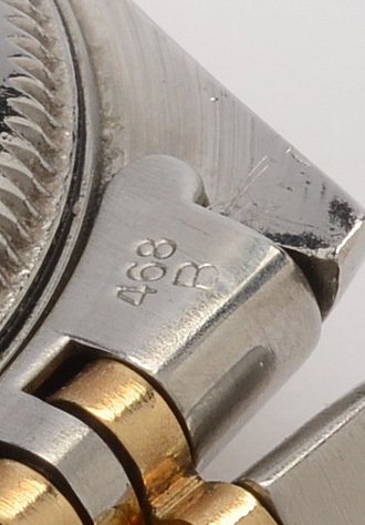 Rolex Datejust 18K Gold and Steel Factory Diamond Automatic Watch