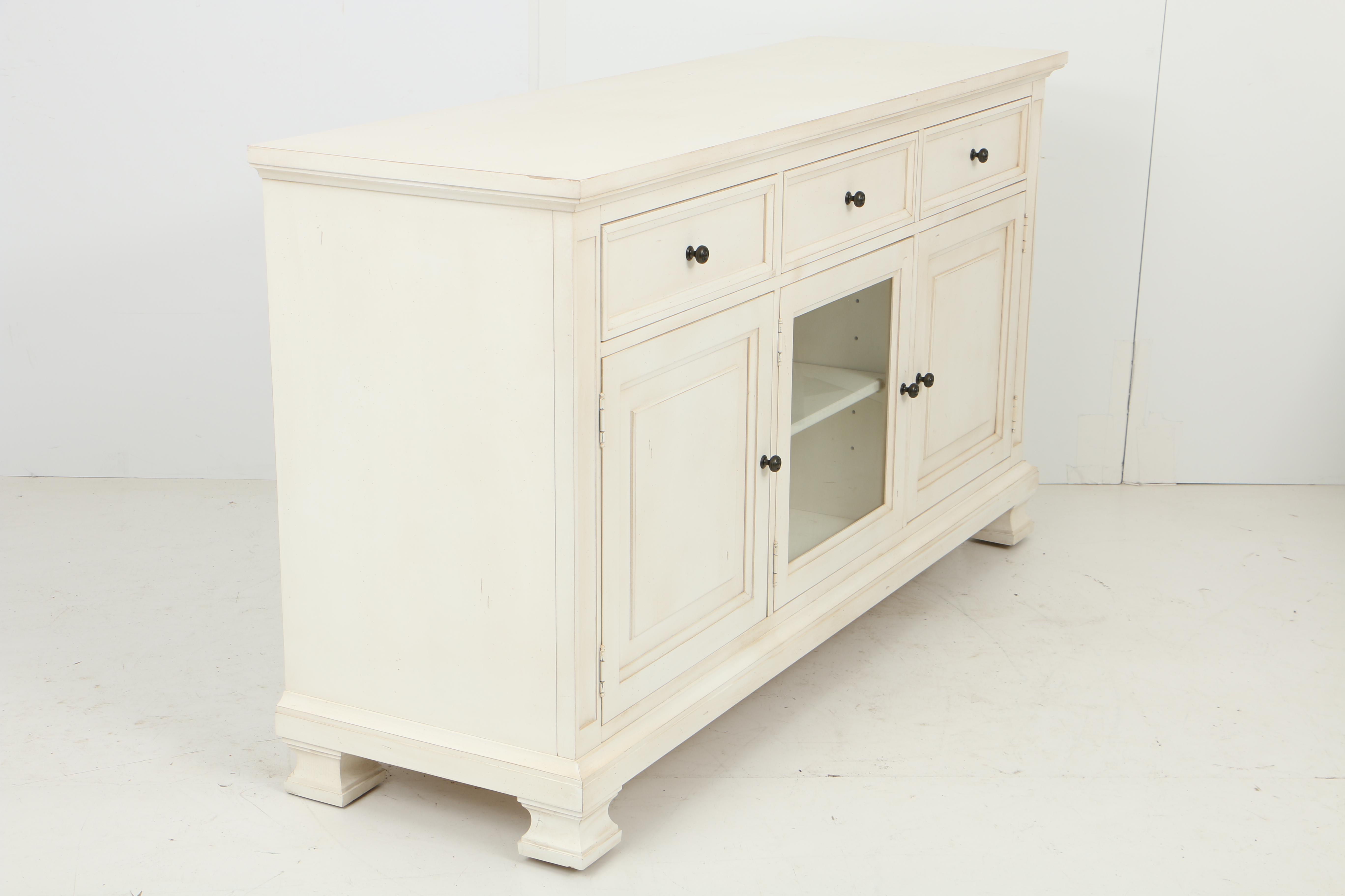 Ethan Allen "Alex" Media Buffet with Glass Door