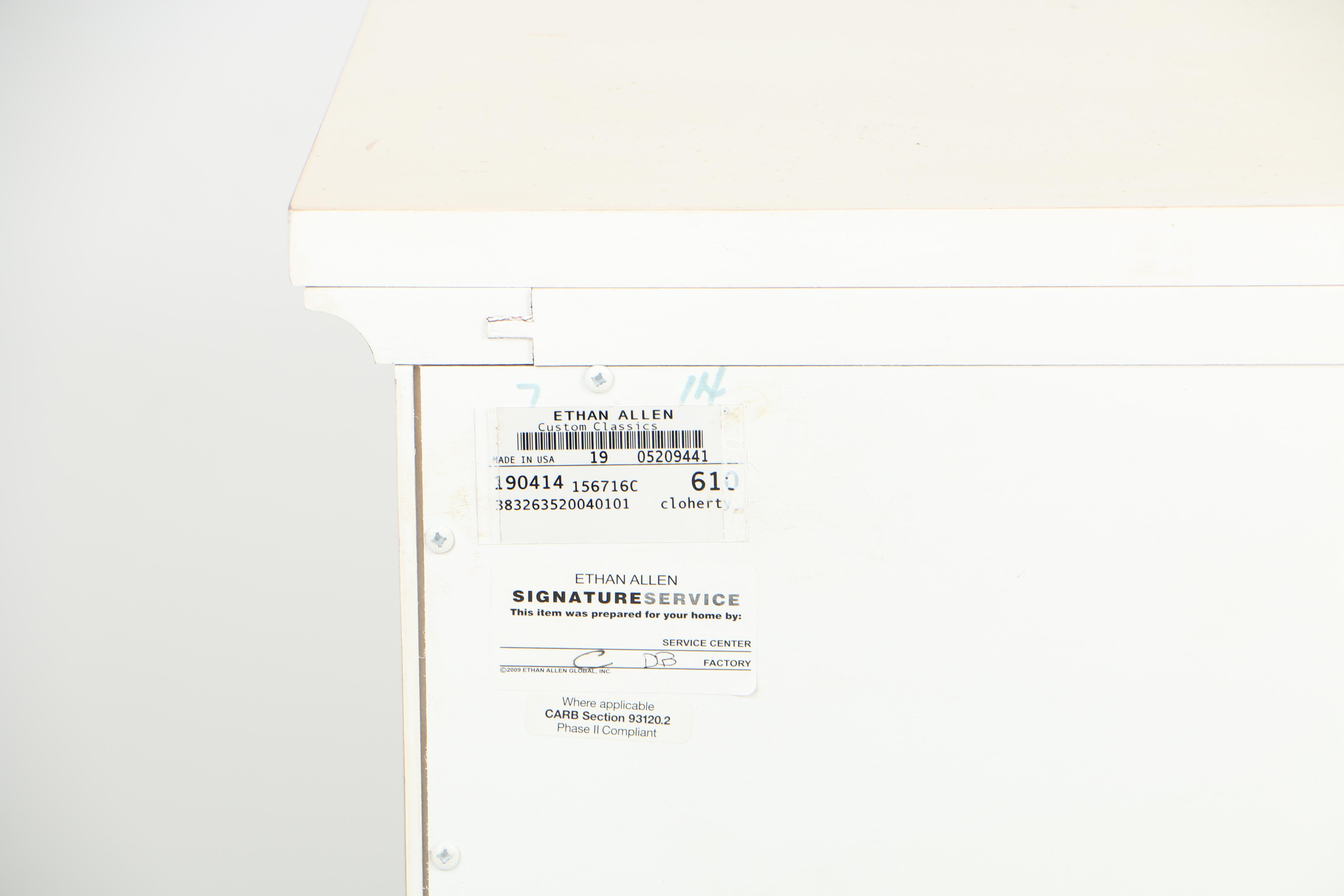 Ethan Allen "Alex" Media Buffet with Glass Door