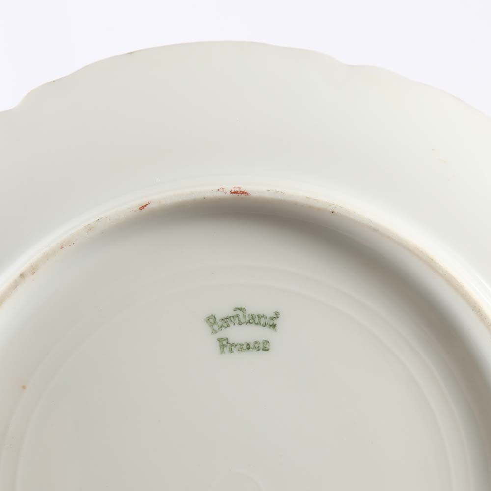 Hand Painted Floral Plates