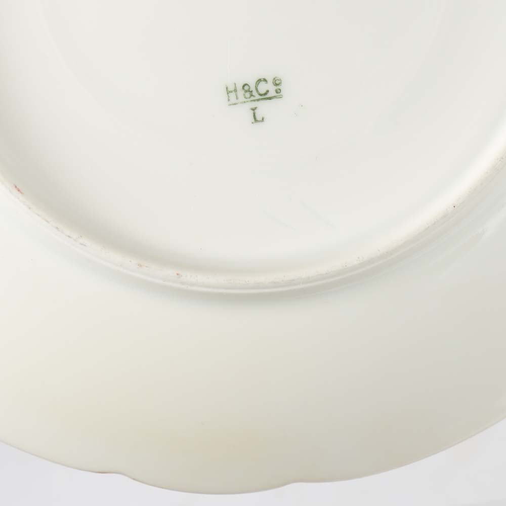 Hand Painted Floral Plates