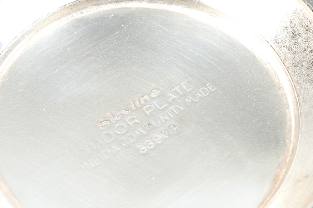 Oneida "Skyline" Silver Plate Tea Service