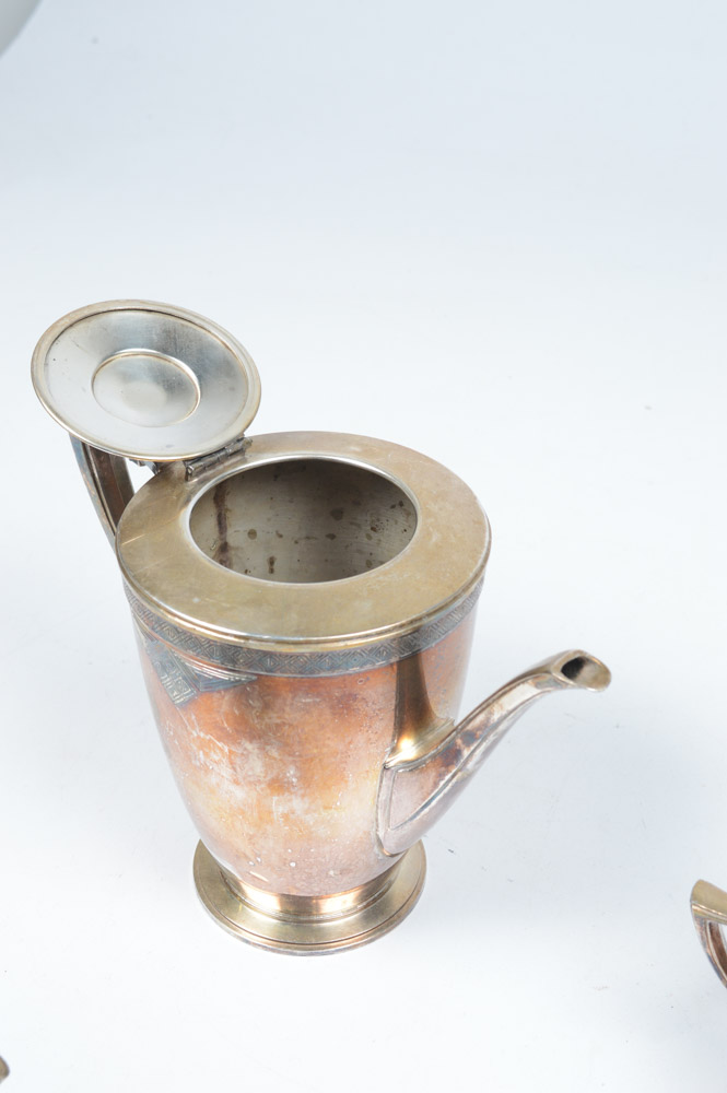 Oneida "Skyline" Silver Plate Tea Service