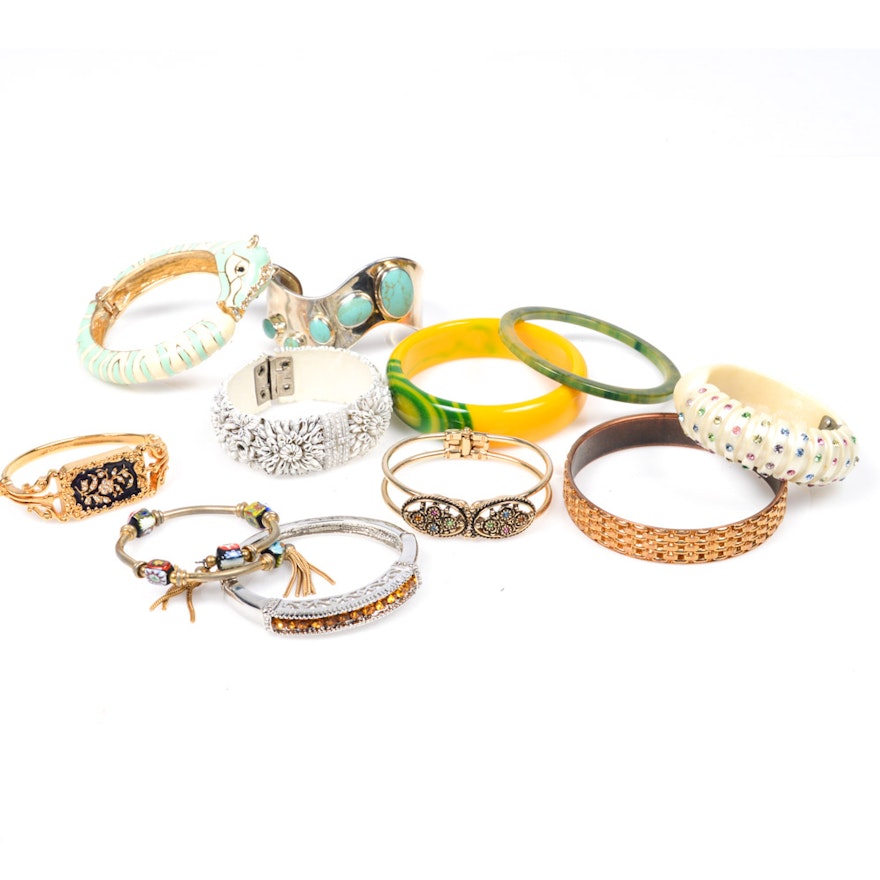 Costume Jewelry Bangle Bracelets