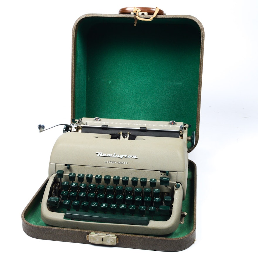 Remington Portable "Letter-Riter" Typewriter