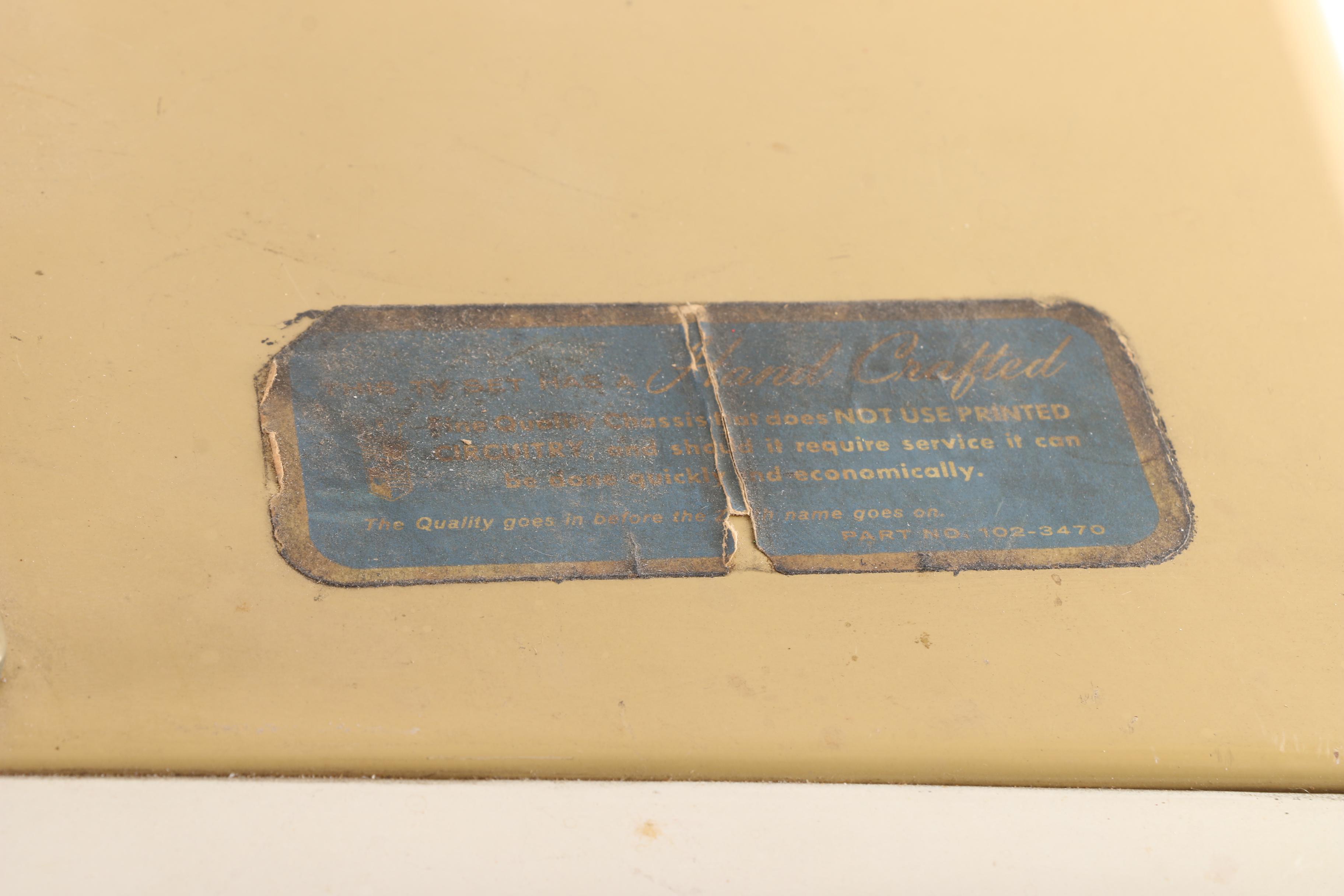 Vintage Zenith Portable Television