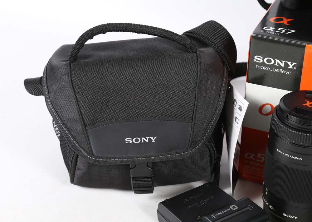 Sony A 57 DSLR Camera