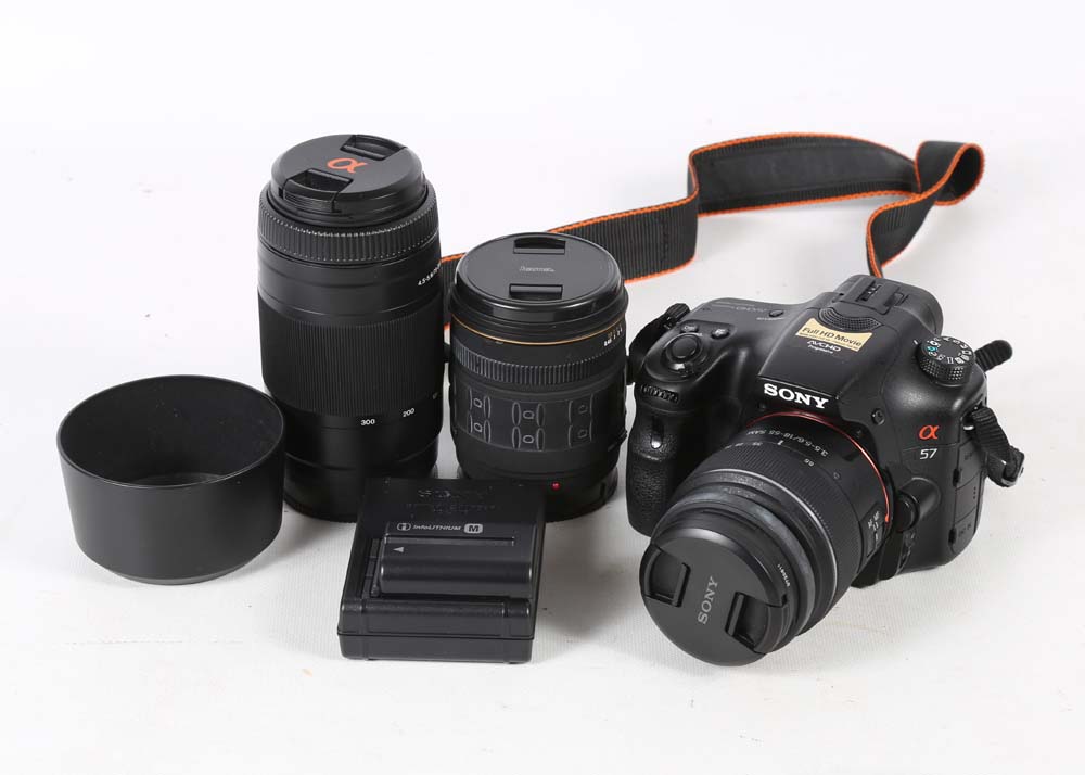 Sony A 57 DSLR Camera