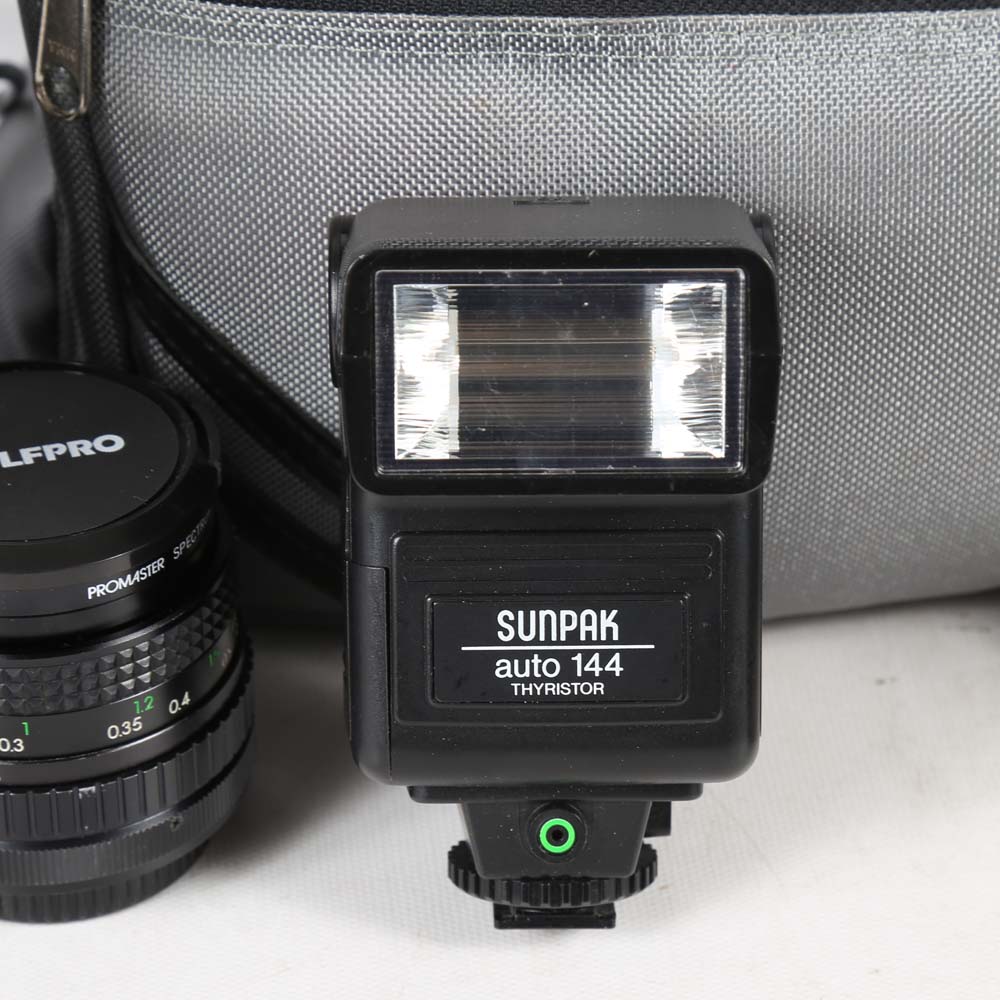 Canon AE-1 Manual Camera and Accessories