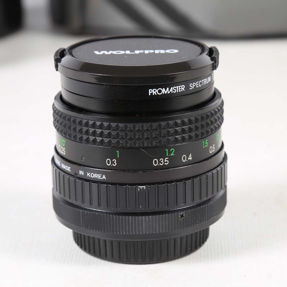 Canon AE-1 Manual Camera and Accessories