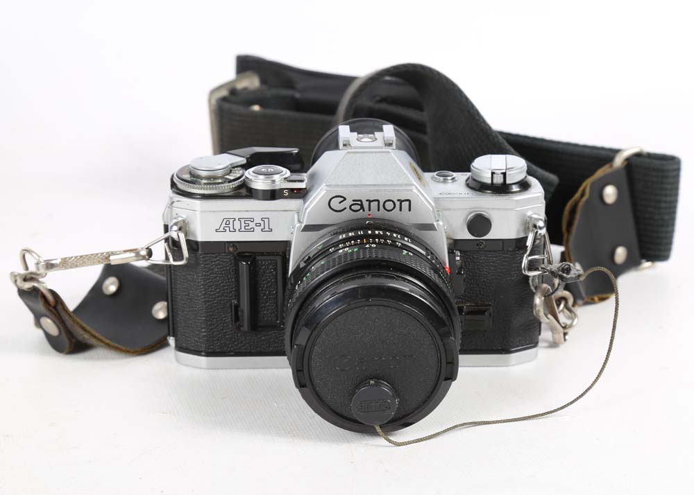 Canon AE-1 Manual Camera and Accessories