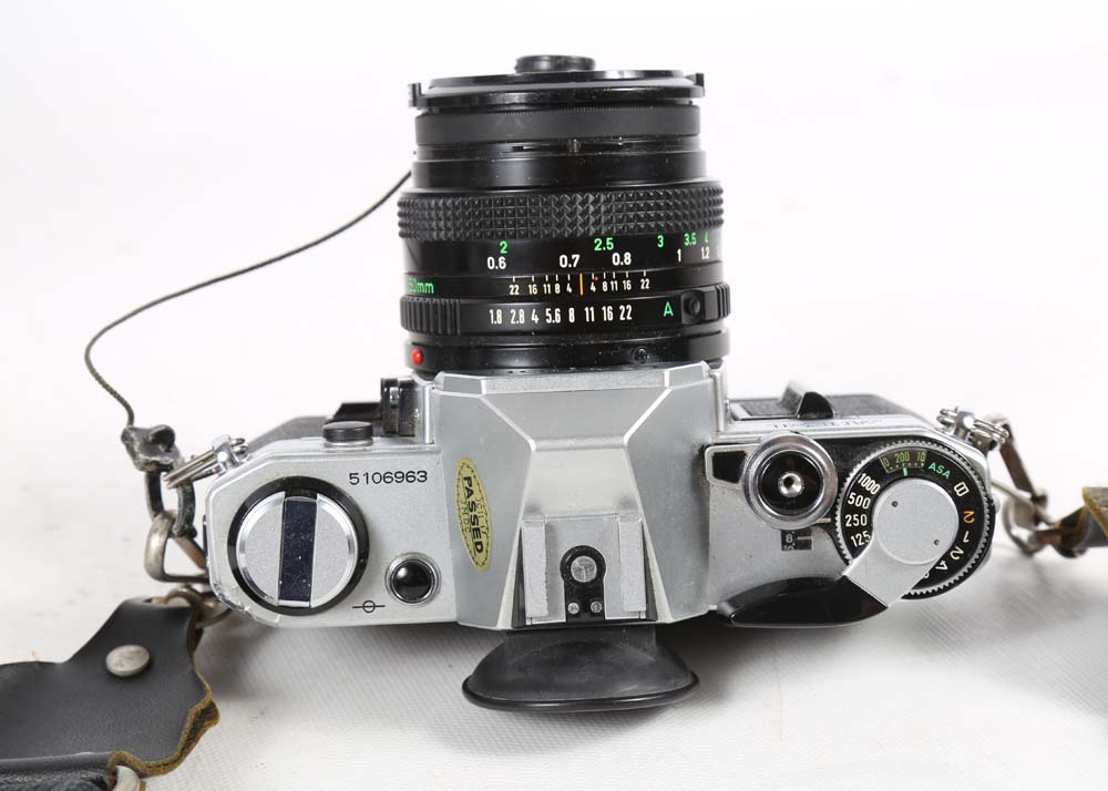 Canon AE-1 Manual Camera and Accessories