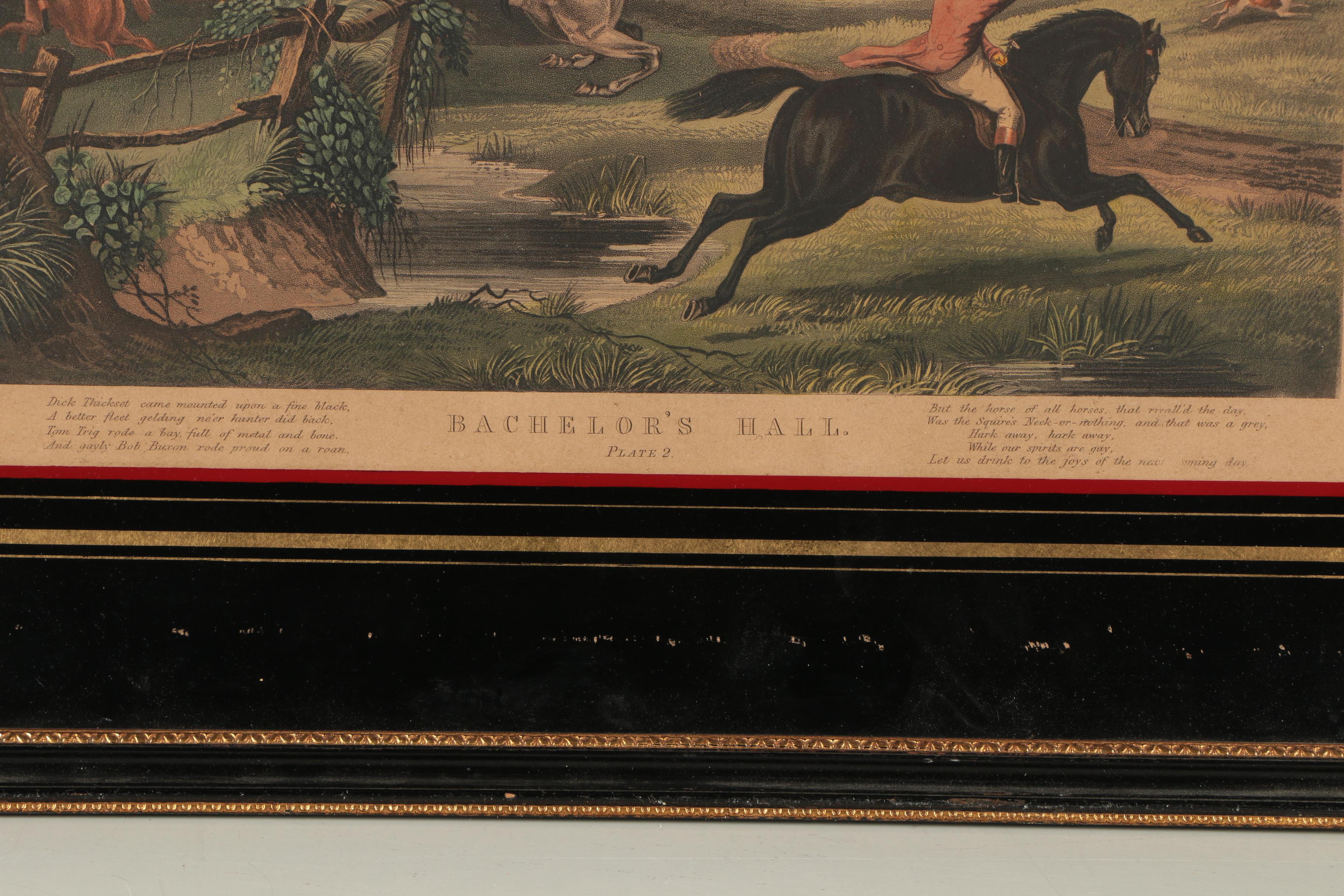 Early 20th-Century Etchings After Francis Calcraft Turner "Bachelor's Hall"