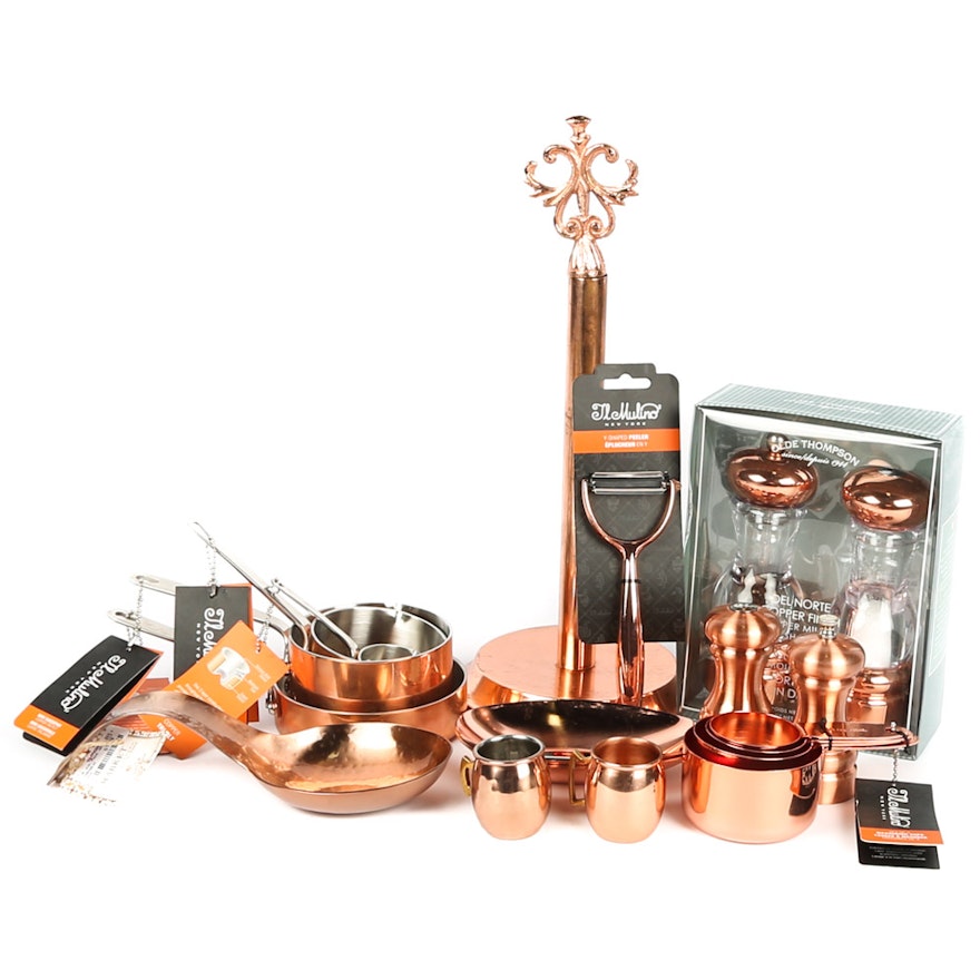 Copper Kitchen Accessories Featuring Il Mulino