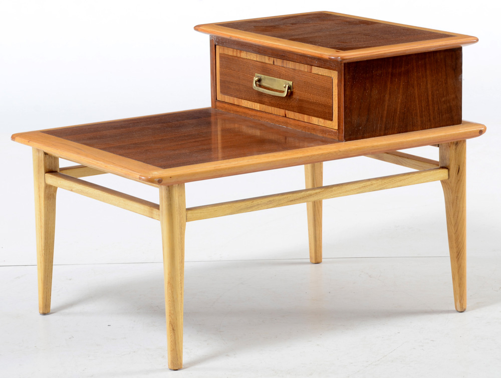 Mid Century Modern Lane Cameo Step Table