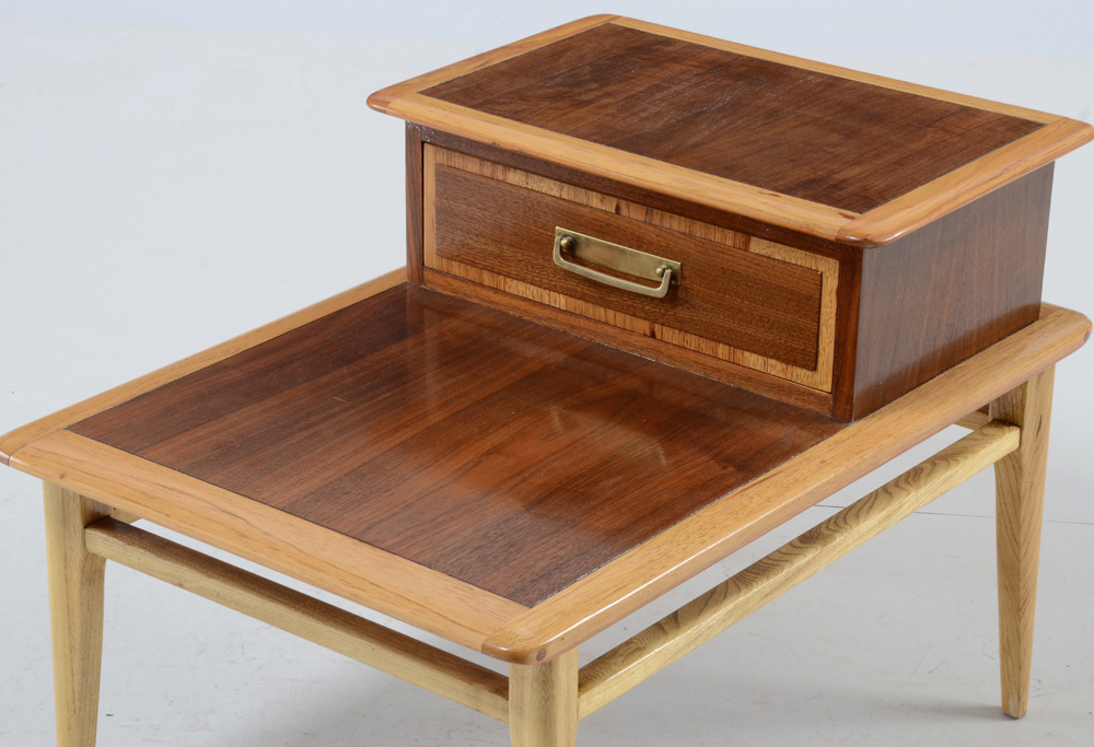 Mid Century Modern Lane Cameo Step Table