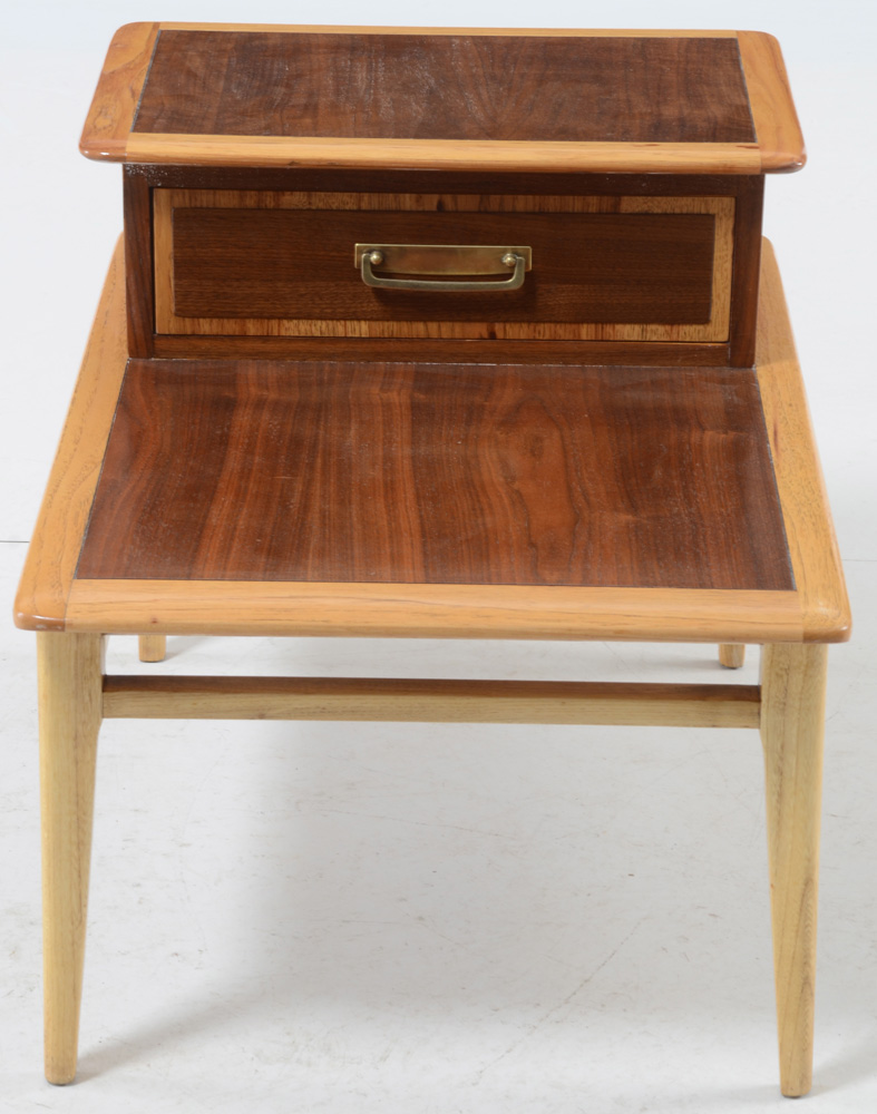 Mid Century Modern Lane Cameo Step Table