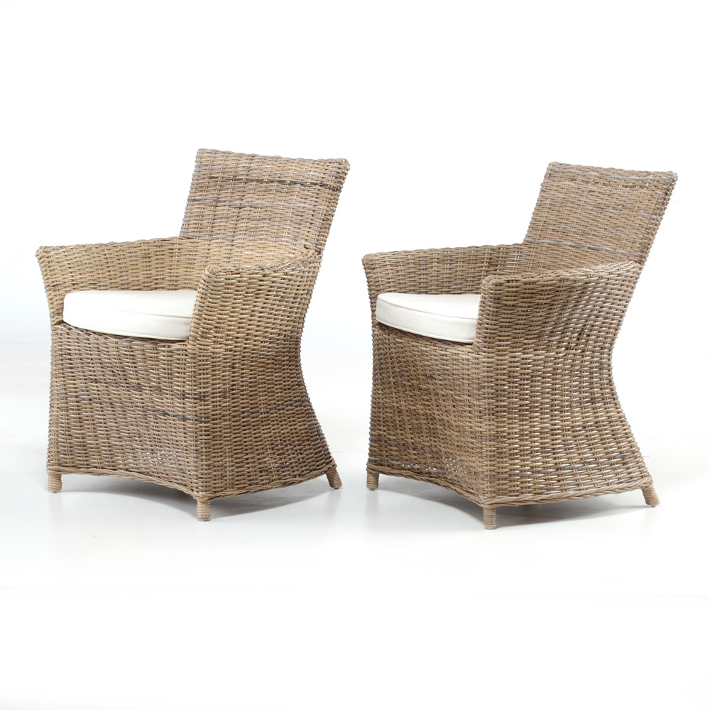 Nova Solo Wickerworks Bishop Chairs