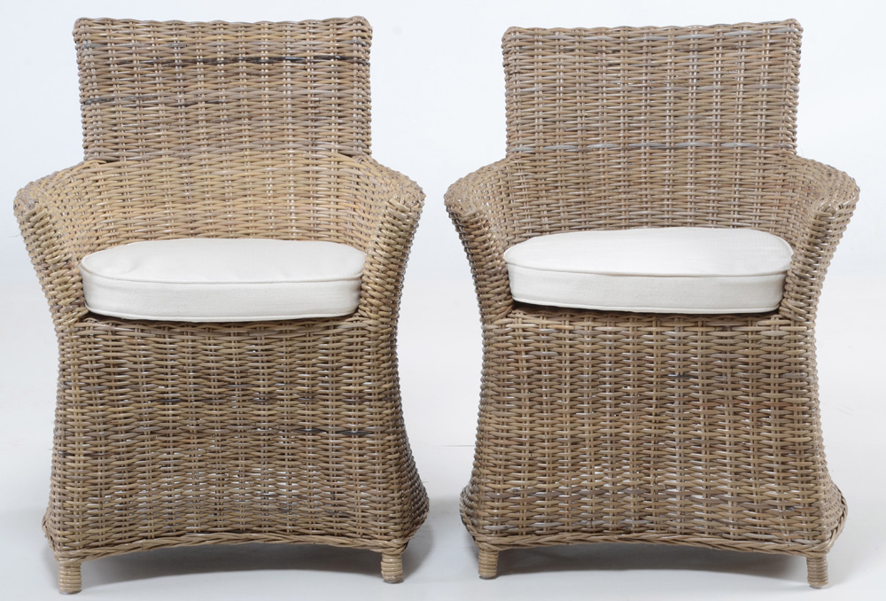 Nova Solo Wickerworks Bishop Chairs