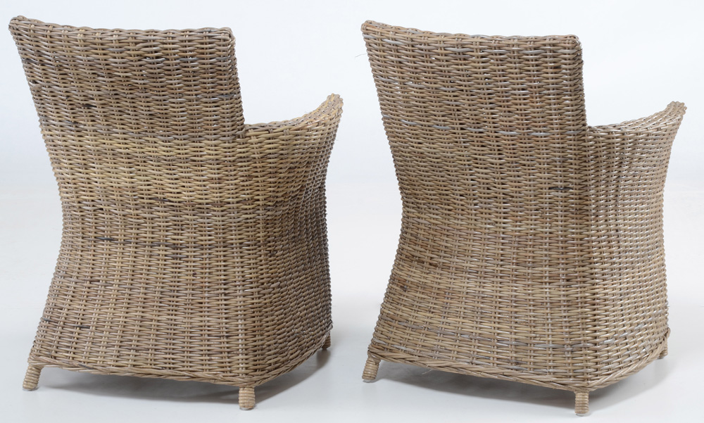 Nova Solo Wickerworks Bishop Chairs