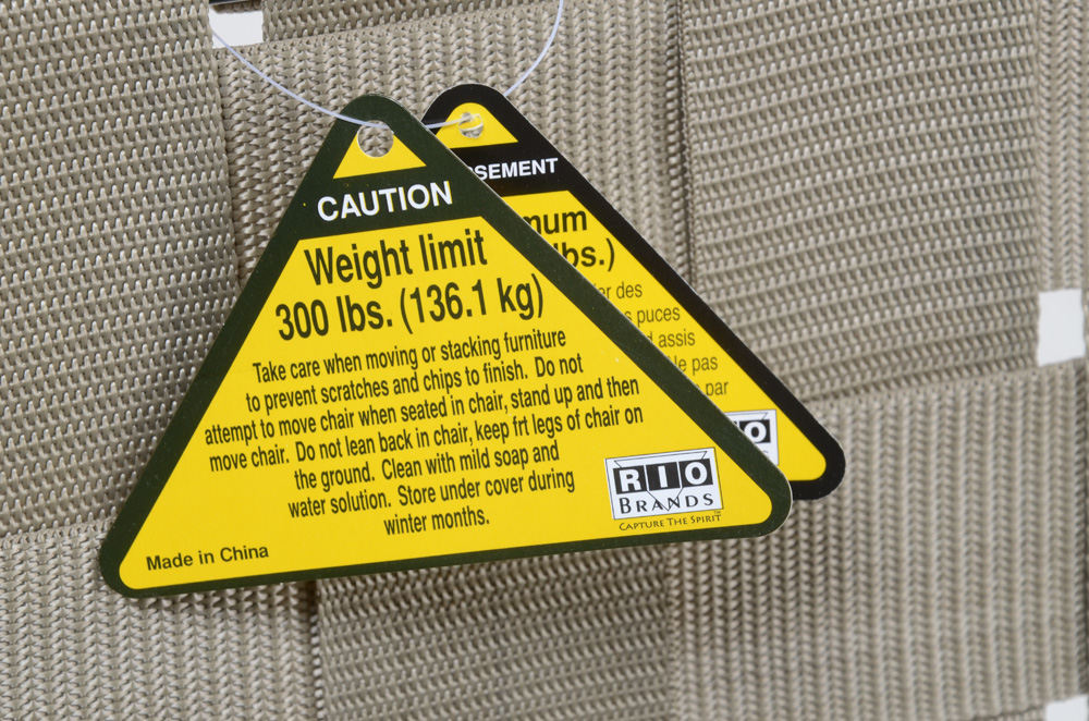 Rio Creations Metro Weave Outdoor Patio Chairs