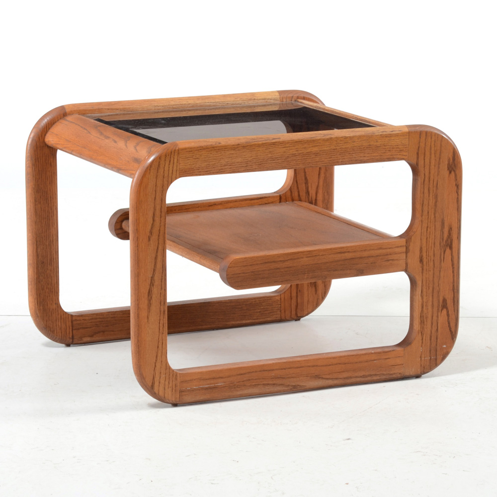 Mersman Waldron Modern Glass Top Coffee Table