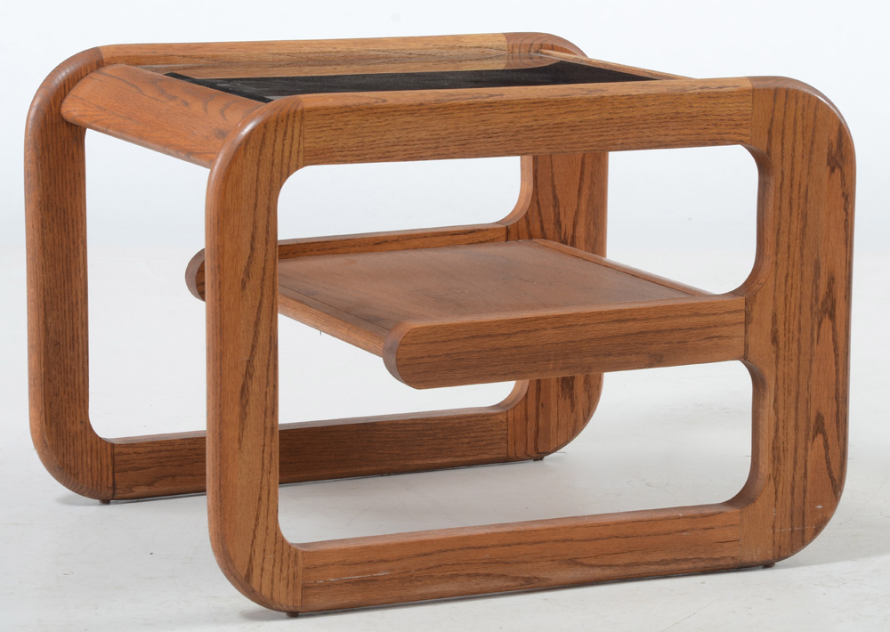 Mersman Waldron Modern Glass Top Coffee Table