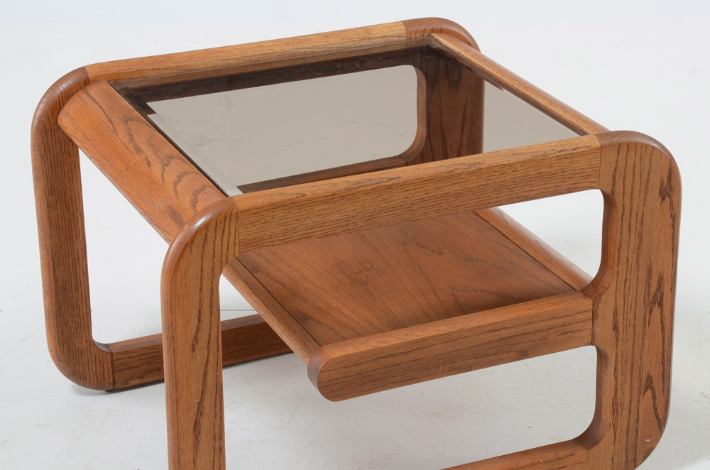 Mersman Waldron Modern Glass Top Coffee Table