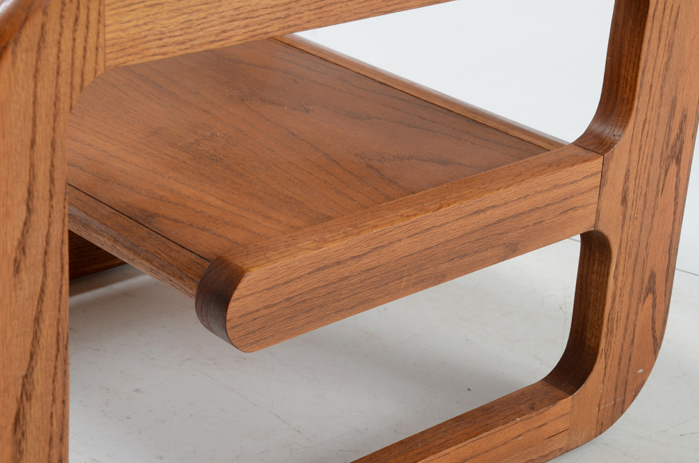 Mersman Waldron Modern Glass Top Coffee Table